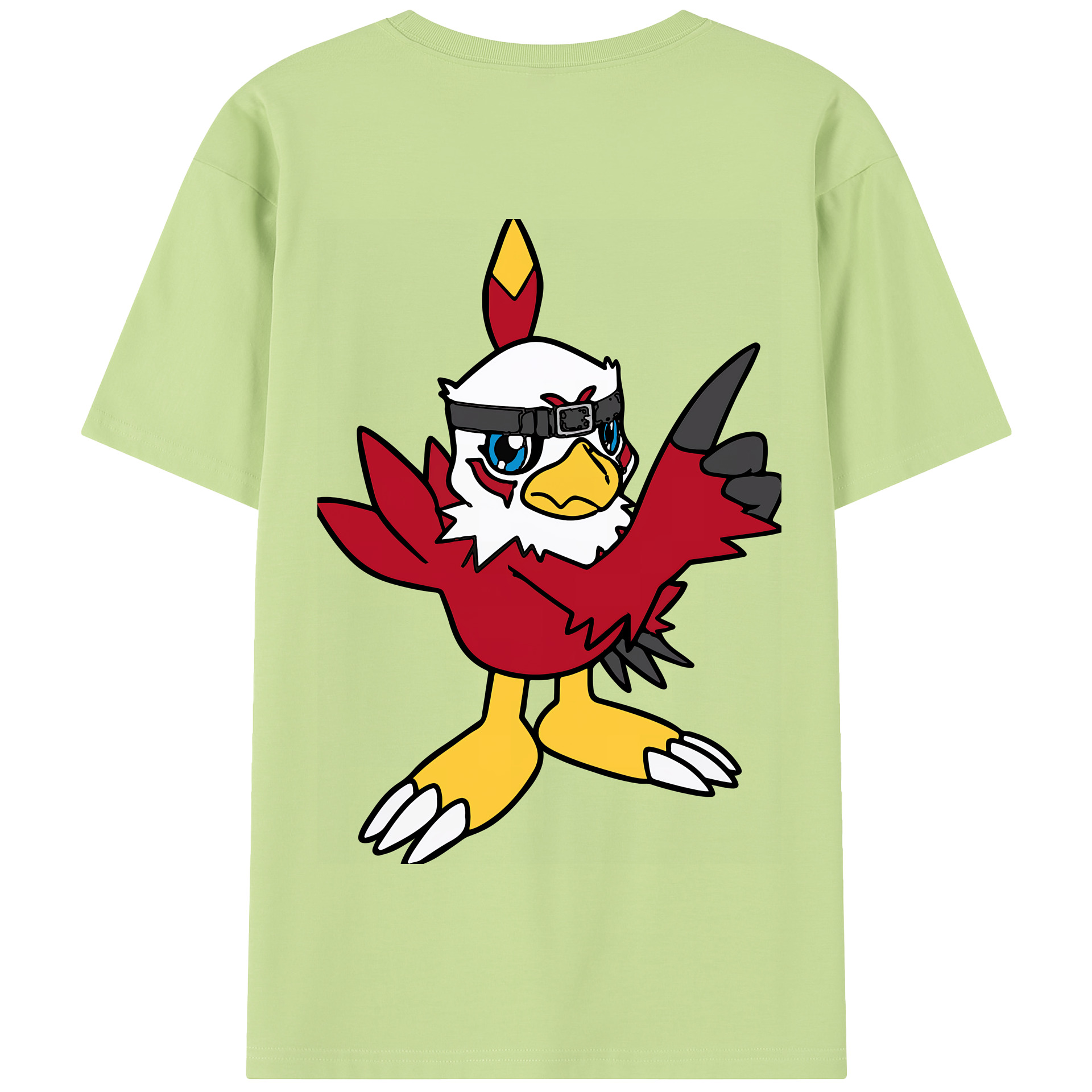 （画像用） Digimon デジタルモンスター/デジモン 綿100％半袖Tシャツ（背面プリント）